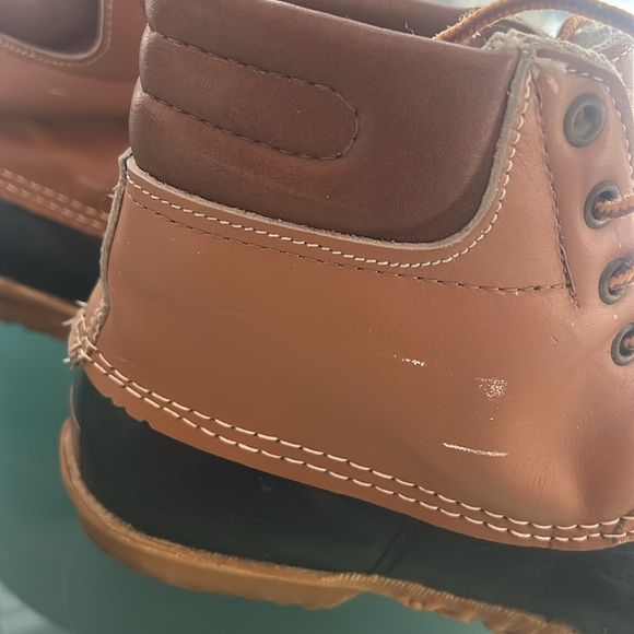 Sorel Waterproof Ladies Hiking Duck Boots sz 8 EUC Black Brown Lace Up Fur Lined - Picture 8 of 17